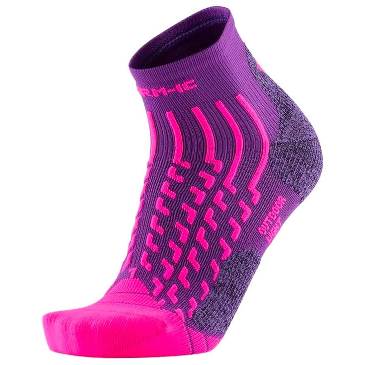 Therm-Ic Calcetines Outdoor Light Ankle Lady Purple Magenta Presentación