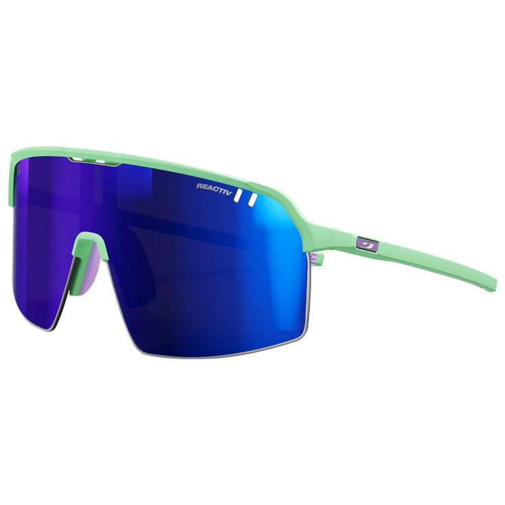 Julbo Sonnenbrille Intensity Mat Vert Pâle Violet Reactiv 1-3 High Contrast Präsentation
