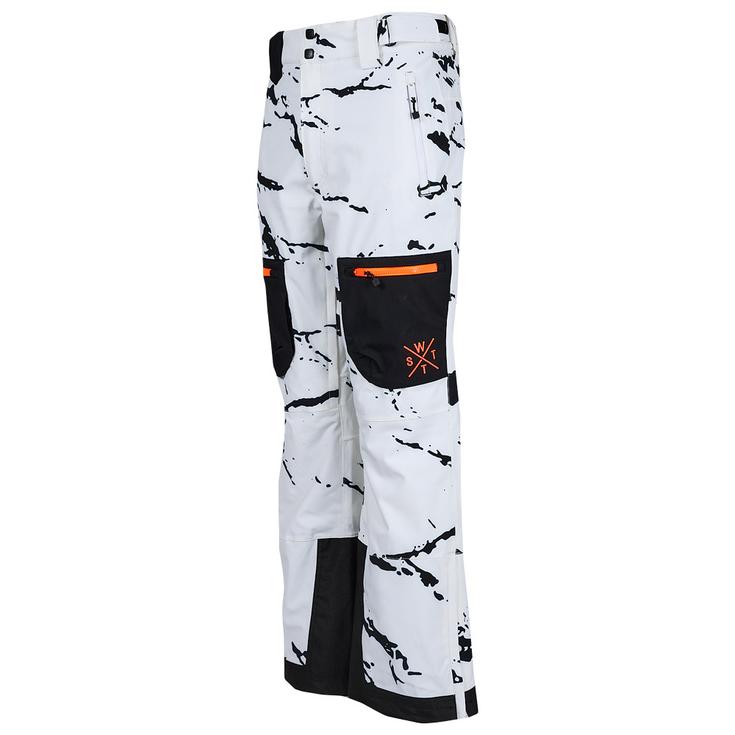Watts Skibroeken Jib Minimal Camo White Voorstelling