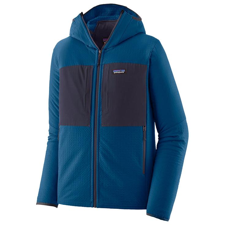 Patagonia Fleece M's R2 Techface Hoody Clement Blue Voorstelling