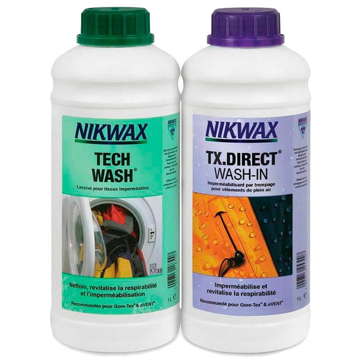 Nikwax Waterproofing Twin Pack Tech Wash TX.Direct Wash In Winter 2024 Glisshop