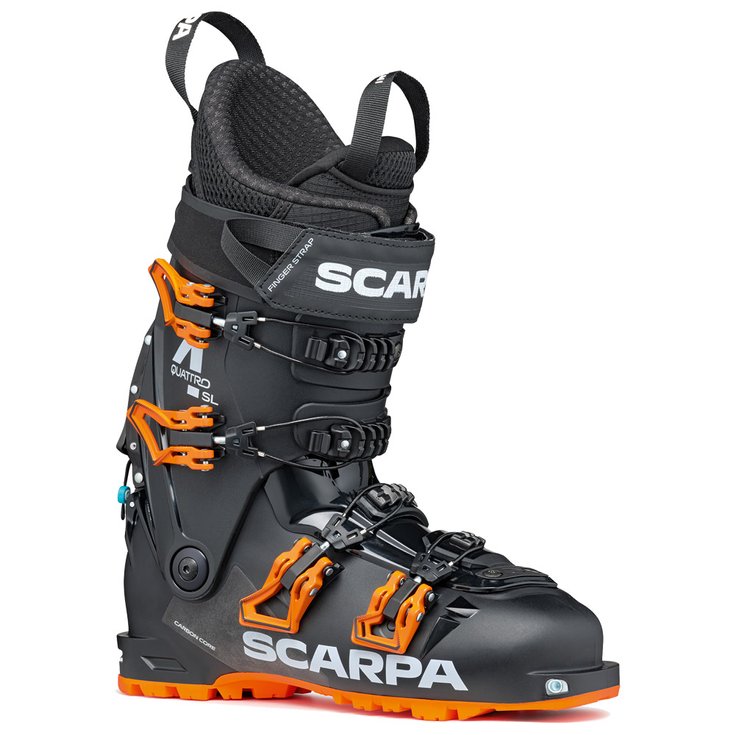 Scarpa Chaussures de Ski Randonnée 4-Quattro Sl Black Orange Côté