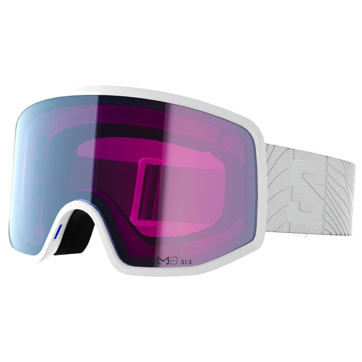 Salomon Goggles Sentry Pro S White Sigma Photo Sky Blue Overview