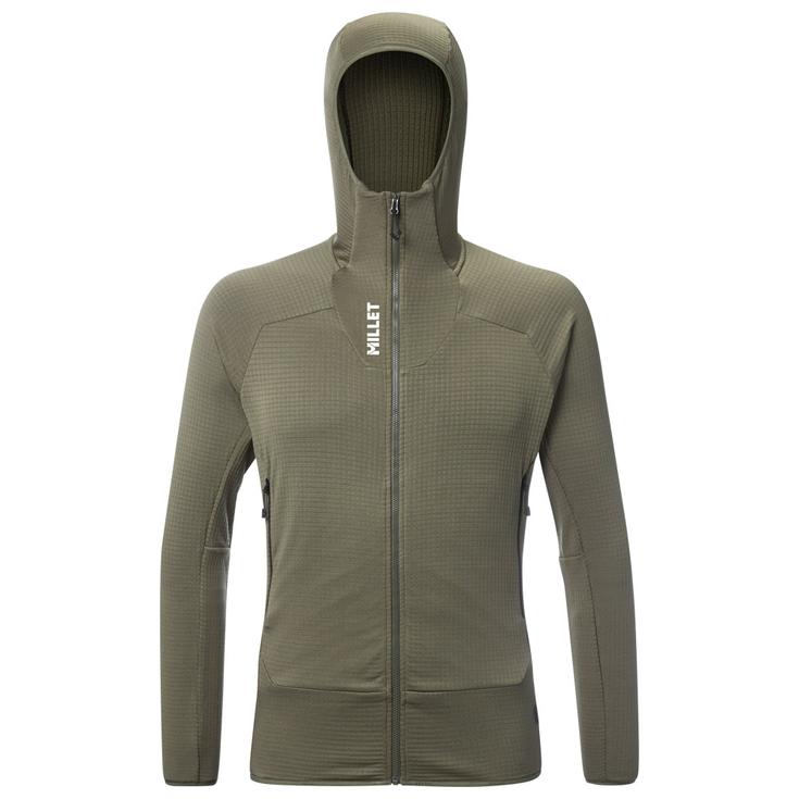 Millet Polaire Kamet Grid Hood Grape Leaf Présentation