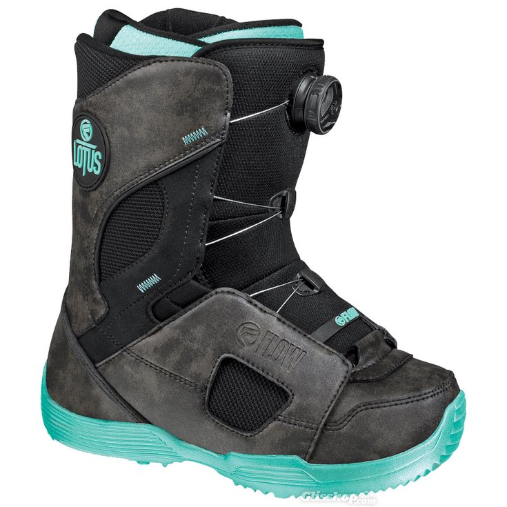 Flow Boots Lotus Boa Black Blue Lotus Boa Black Blue