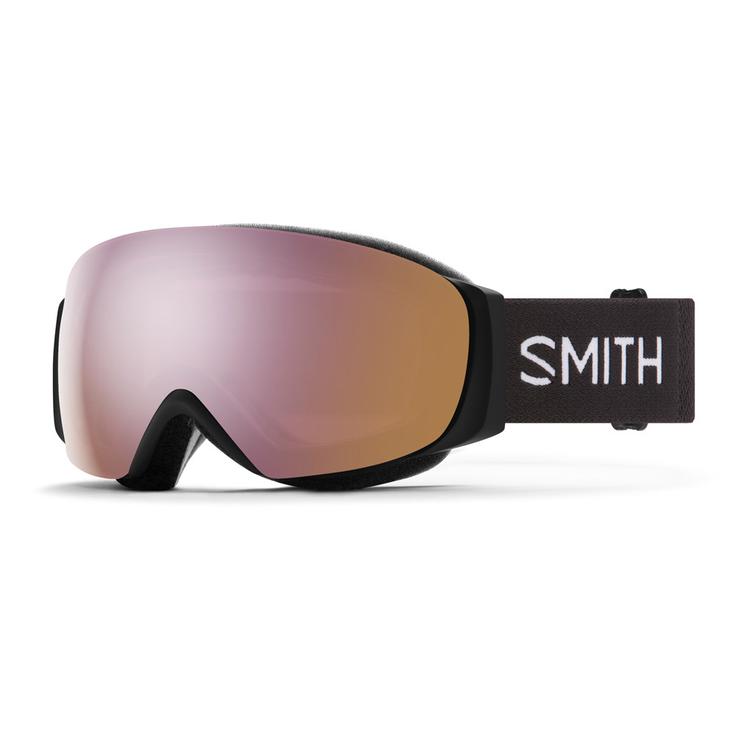 Smith Masque de Ski Io Mag S Black Chromapop Everyday Rose Gold + Chromapop Storm Rose flash Présentation