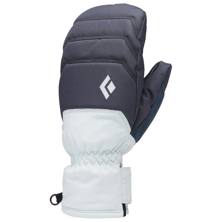 Black Diamond Mitten Women's Mission Mx Mitts Charcoal Belay Blue Overview