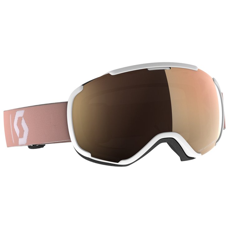 Scott Goggles Faze II Pale Pink Light Sensitive Bronze Chrome Overview