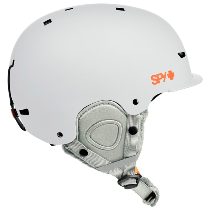 Spy Helmet Galactic Mips Matte White Light Gray Overview