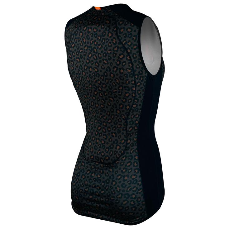 L°Armure Française Protection dorsale Ilem Women Leopard Brown Présentation