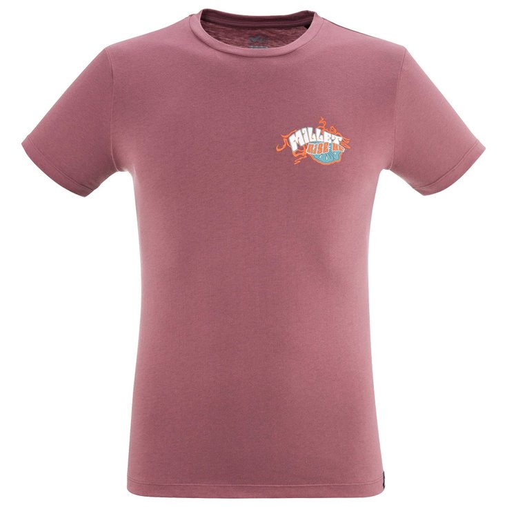 Millet Tee-shirt Relimited Colors S/S Rose Brown Présentation