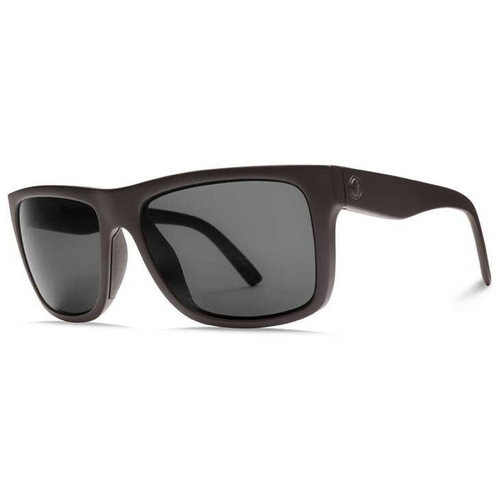 Electric Sunglasses Swingarm S Matte Black Melanin Grey General View