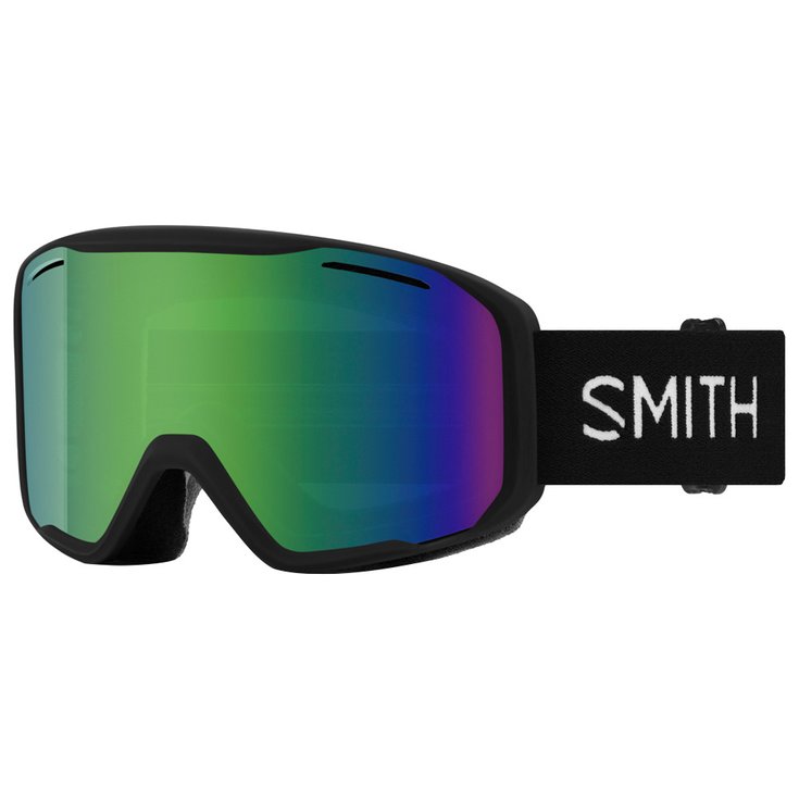 Smith Skibrillen Blazer Black Green Sol-x Mirror Voorstelling