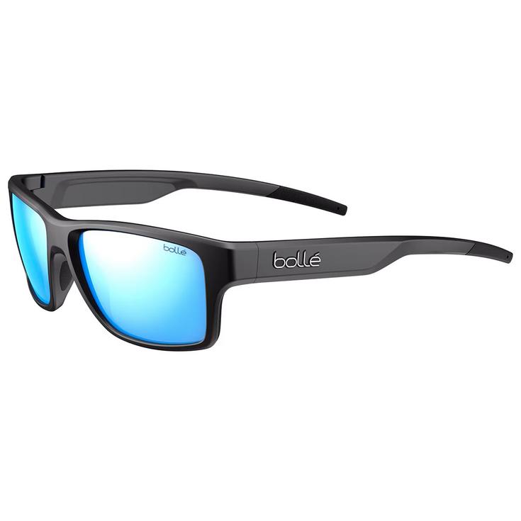 Bollé Lunettes de soleil Status Dark Grey Crystal Sky Blue Polarized Présentation