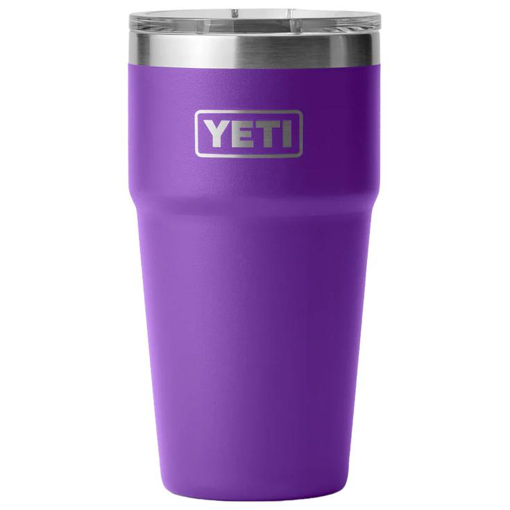 Yeti Glas Rambler 20 Oz (591 ml) Stackable Cup Pace Purple Präsentation