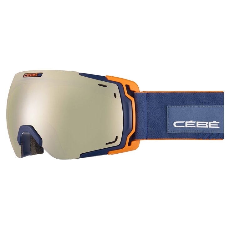 Cebe Goggles Fateful Matt Dark Blue Orange Amber Flash Gold Cat.2 Overview