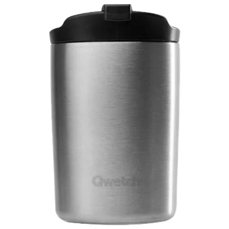 Qwetch Travel Mug 240 ml Inox Brossé 