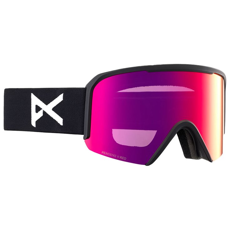 Anon Skibrille Nesa Black Perceive Sunny Red + Perceive Cloudy Burst Präsentation