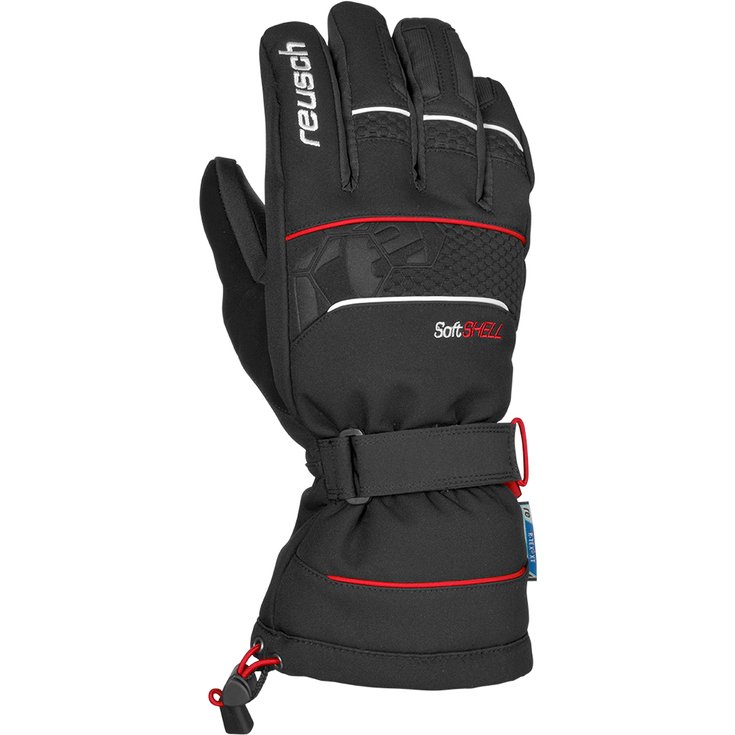 Reusch Gloves Connor II R-Tex XT Black Fire Red Overview