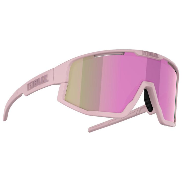 Bliz Sonnenbrille Fusion Matt Pink Brown Pink Mirror Präsentation