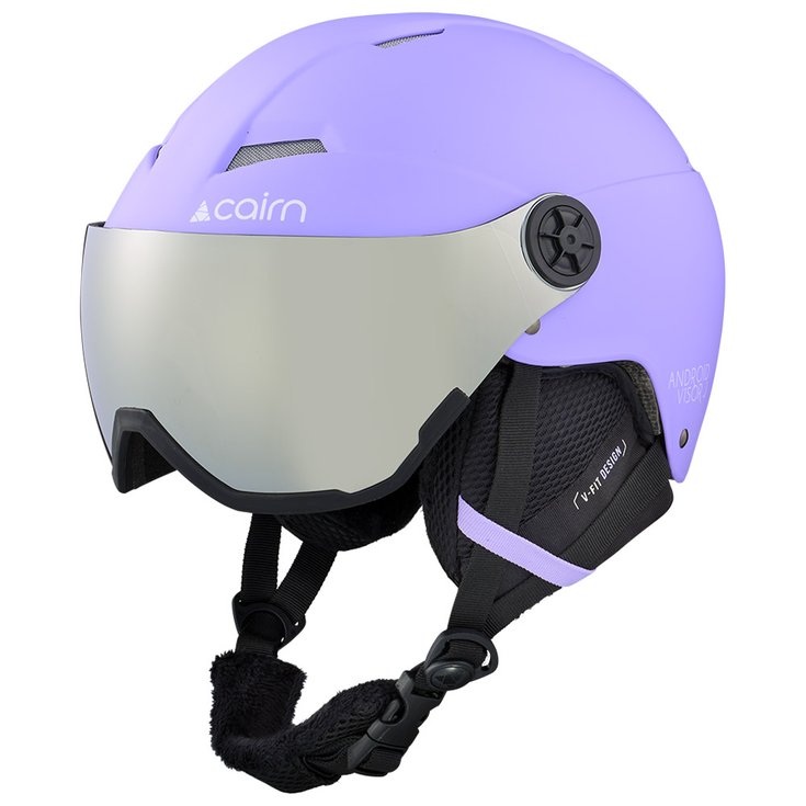 Cairn Android Visor Junior Mat Lilac 