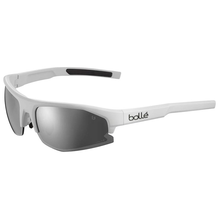 Bolle Sonnenbrille Bolt 2.0 S Offwhite Matte Volt+ Cold White Polarized Präsentation