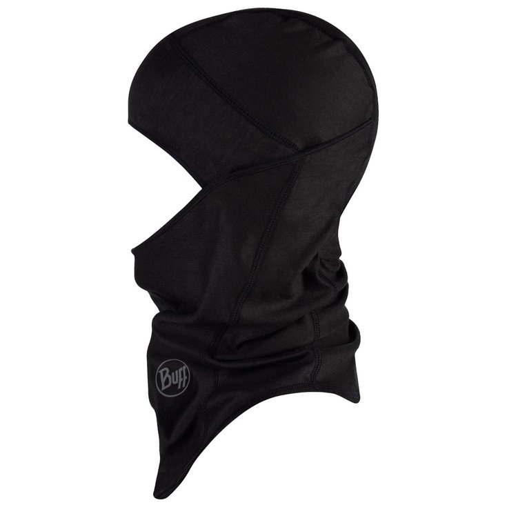 Buff Bivakmuts Thermonet Hinged Balaclava Solid Black Voorstelling