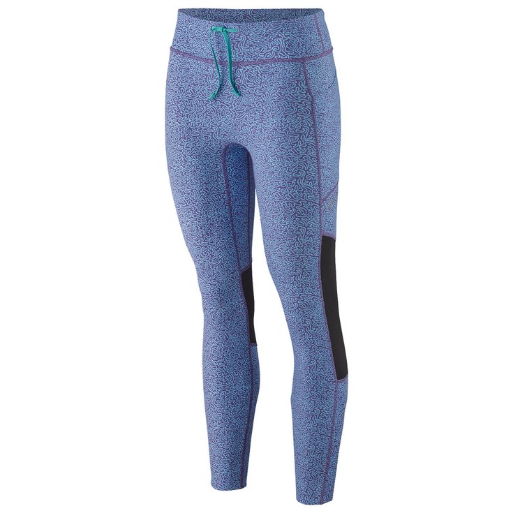 Patagonia Trail running tights W's Endless Run 7/8 Tights Journeys Perennial Purple Overview