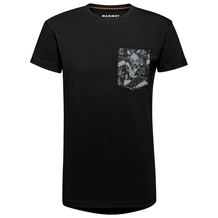 Mammut Camiseta de escalada Massone Pocket T-Shirt M Black Presentación