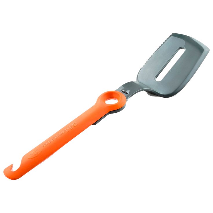 GSI Outdoor Cutlery Pivot Spatula Orange Overview