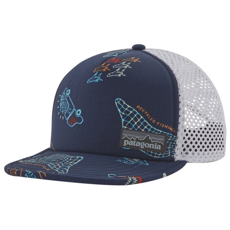 Patagonia Cap Duckbill Trucker Hat Clean Currents: Tidepool Blue Overview