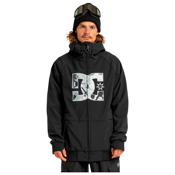 DC Ski Jacket Spectrum Softshell Jacket Black Overview