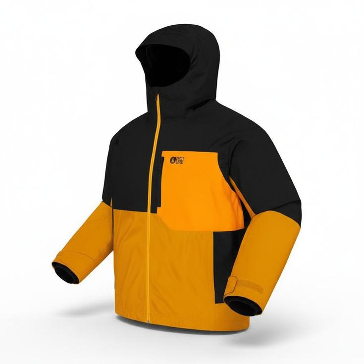 Picture Blouson Ski Nitric Black Honey Carrot Présentation