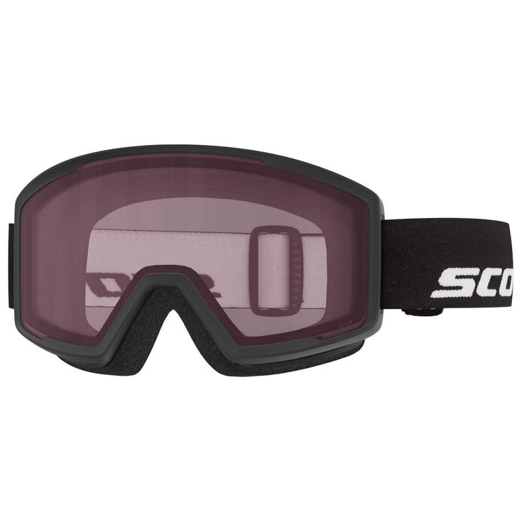 Scott Masque de Ski Trace Compact Black Light Rose Présentation