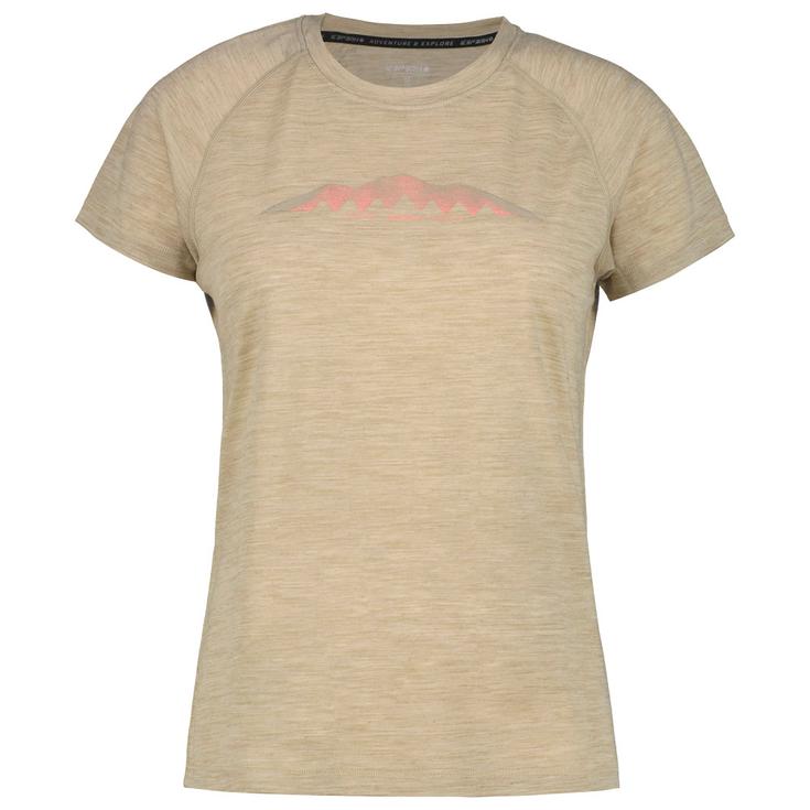 Icepeak Tee-shirt de rando Beulah Ciment Présentation