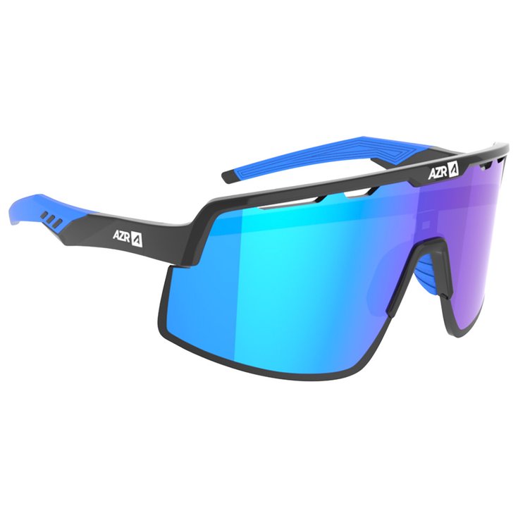 AZR Sonnenbrille Speed Rx Noire Vernie Bleue Multicouche Bleu Präsentation