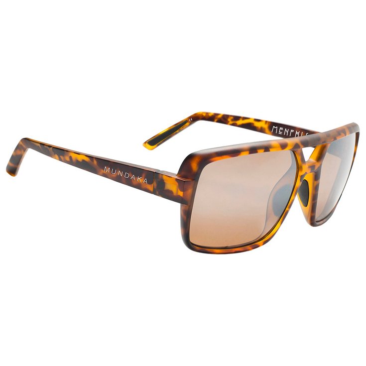 Mundaka Optic Occhiali da sole Menphis Mat Tortoise Brown Smoke Cx Polarized Silver Revo Presentazione