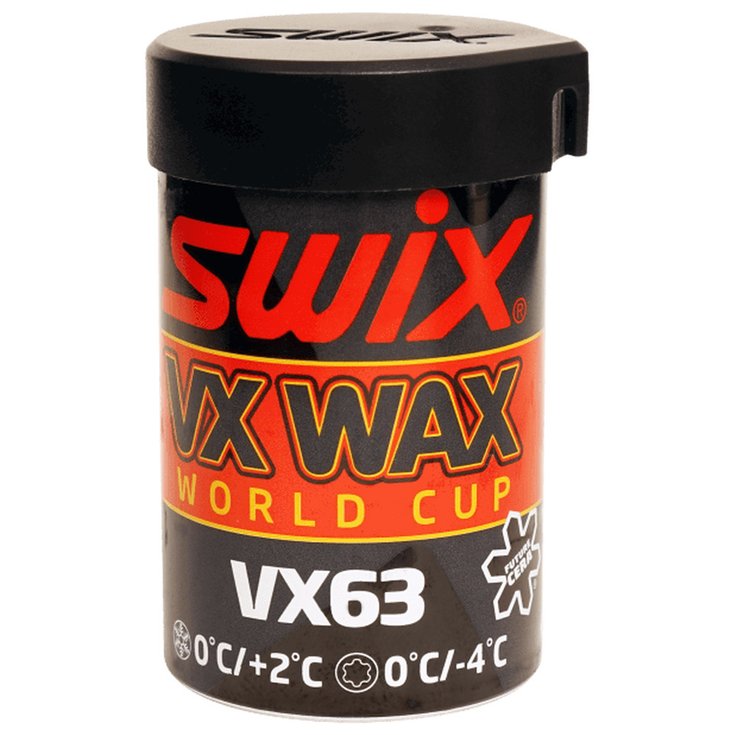 Swix Sciolinatura sci di fondo VX63 Black 45g Presentazione