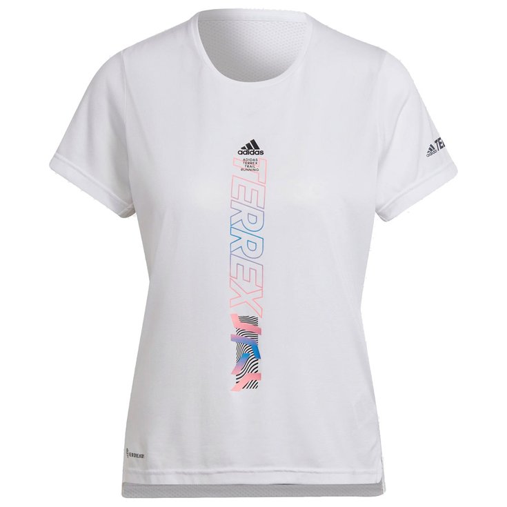 Adidas Camiseta de trail Agravic Women White Presentación