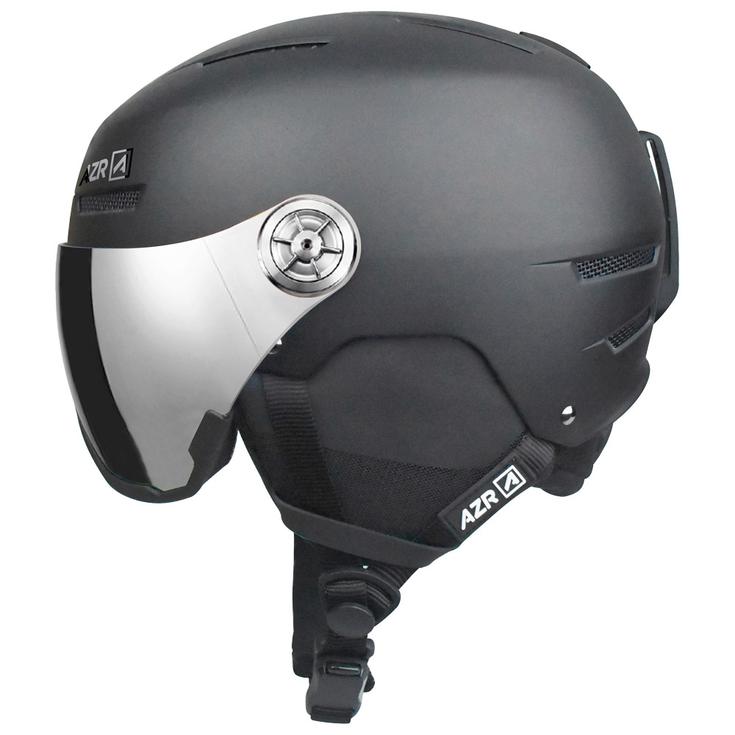 AZR Casco con visera Slider Visor Noir Mat Gris Miroir Presentación