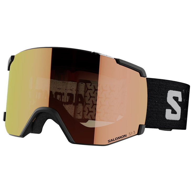 Masque de Ski Salomon S/view Black Photo Red Multilayer - Hiver 2024