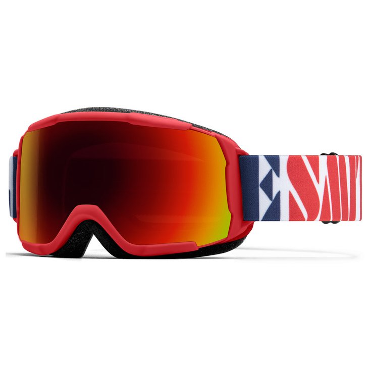 Smith Masque de Ski Daredevil Lava Heritage- Ecran Red Solx Présentation