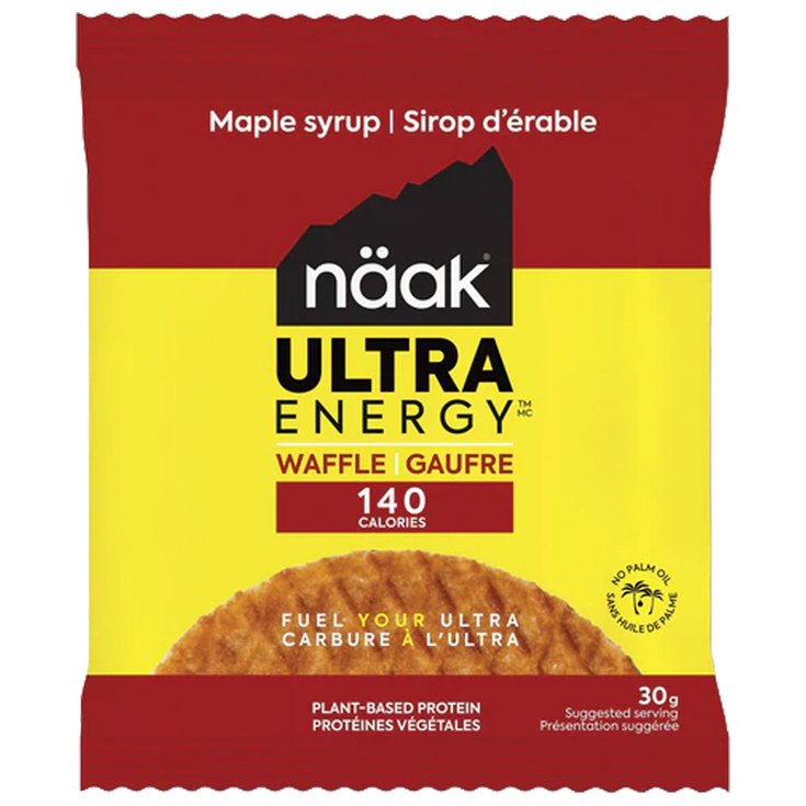 Naak Barre Energétique Maple Syrup Ultra Energy Waffl Es Présentation