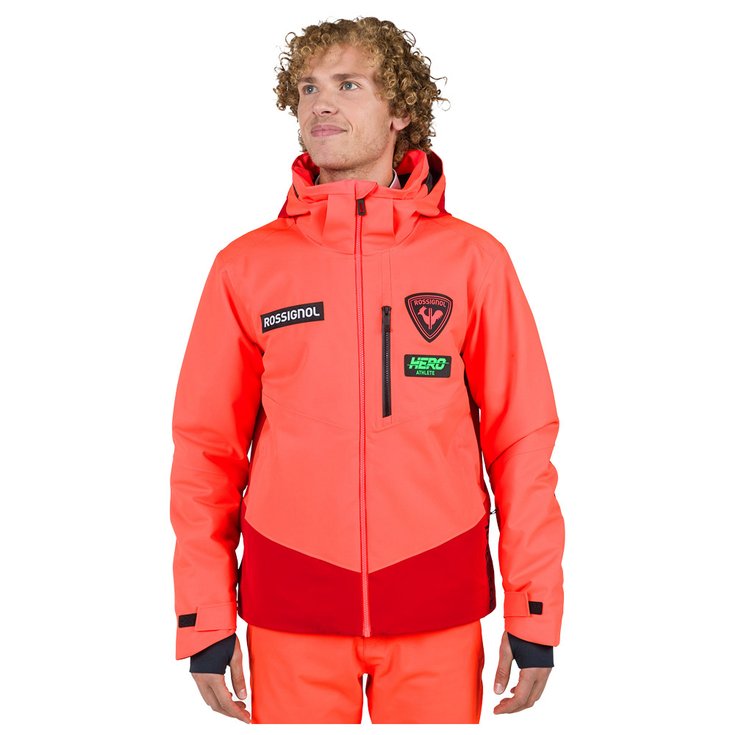 Rossignol Hero Blackside Jkt Neon Red 