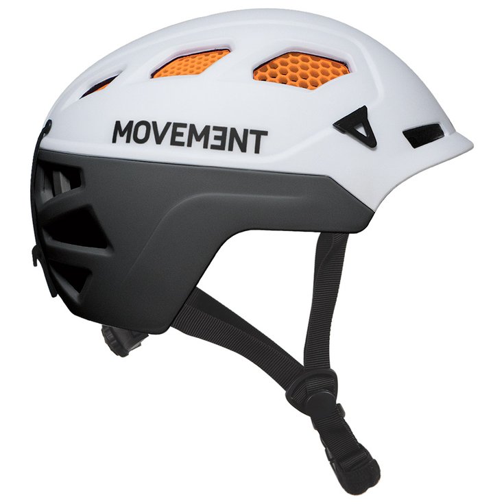 Movement Casco 3Tech Alpi Honeycomb Black White Orange Presentación