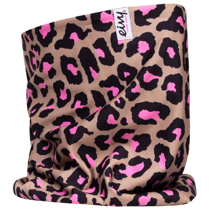 Eivy Bivakmuts Colder Neckwarmer Pink Leopard Voorstelling