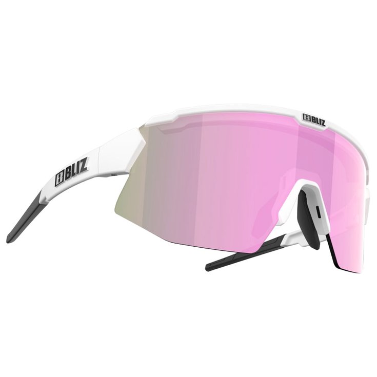 Bliz Occhiali da sole Breeze Matt White Brown Rose Mirror + Clear Presentazione