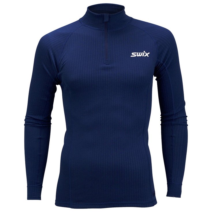 Swix Technische onderkleding noordse ski Racex Bodywear Halfzip Men Estate Blue Voorstelling