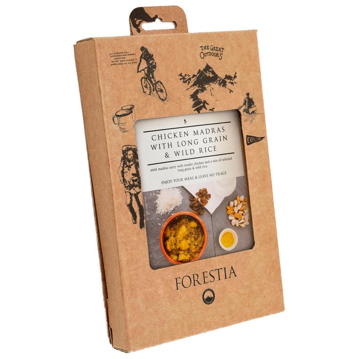 Forestia Poulet Madras & Riz Long 350 g. Presentación