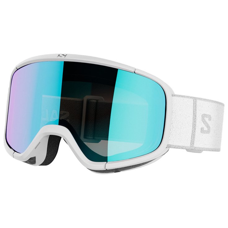 Salomon Masque de Ski Aksium 2.0 White Multilayer Mid Blue Présentation